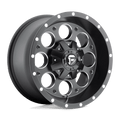 FUEL OFF-ROAD D525 REVOLVER MATTE BLACK MILLED | 17x9 -12 106.1 (6x135/6x139.7)