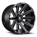 FUEL OFF-ROAD D615 CONTRA GLOSS BLACK MILLED | 24x12 -44 124.2 (8x180)