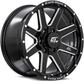 GT OFFROAD INVASION Gloss Black Milled | 18x9 12 106.1 (6x135/6x139.7)