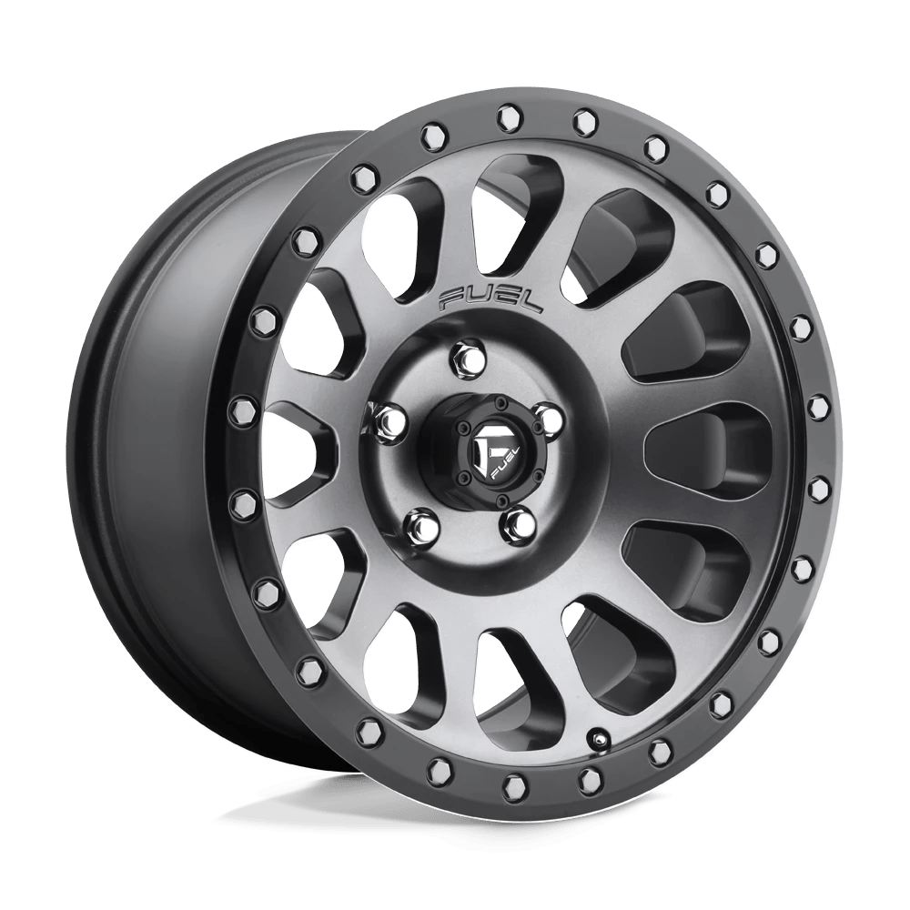 FUEL OFF-ROAD D601 VECTOR MATTE GUN METAL BLACK BEAD RING | 20x9 1 125.1 (8x165.1)