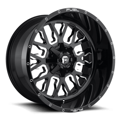 FUEL OFF-ROAD D611 STROKE GLOSS BLACK MILLED | 18x9 20 124.2 (8x180)