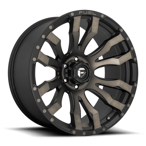 FUEL OFF-ROAD D674 BLITZ MATTE BLACK DOUBLE DARK TINT | 22x12 -44 125.1 (8x180)