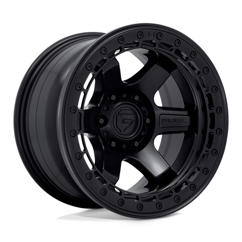 FUEL OFF-ROAD D122 MATTE BLACK WITH MATTE BLACK RING | 17x9 -15 87.1 (6x135)