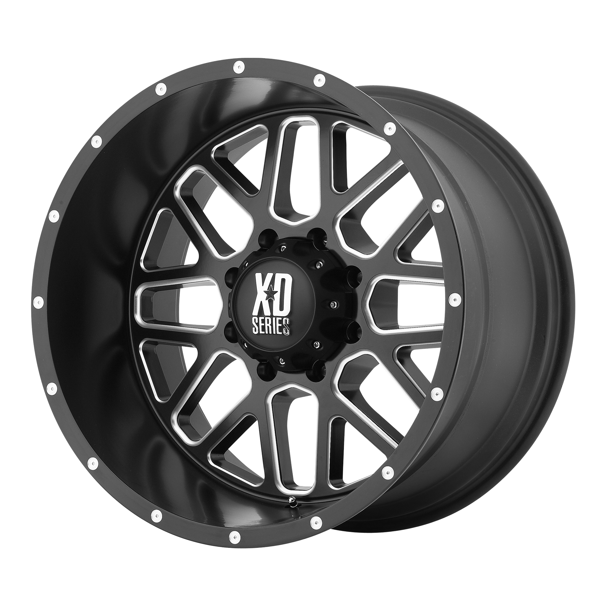 XD XD818 HEIST Satin
Milled | 20x9 18 106.25 (6x139.7)