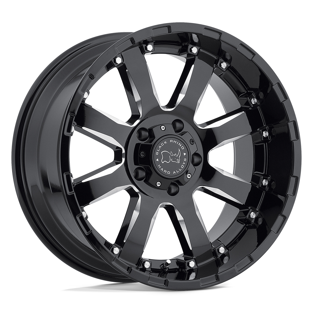 BLACK RHINO SIERRA Gloss
Milled | 22x11.50 -44 125.10 (8x180)