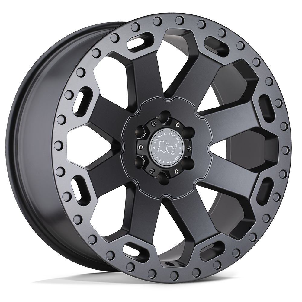 BLACK RHINO WARLORD Matte | 18x9 12 122.40 (8x165.1)