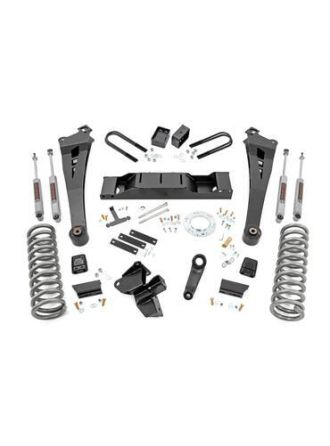 Rough Country 5 Inch Lift Kit - Diesel Ram 3500 4WD (2019-2024)