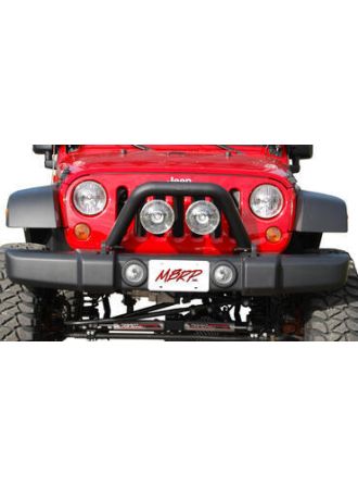 MBRP Black Coated Jeep Front Light Bar/Grill Guard System.