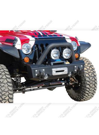 MBRP Front Stubby Non Winch Bumper Package. LineX Coated.