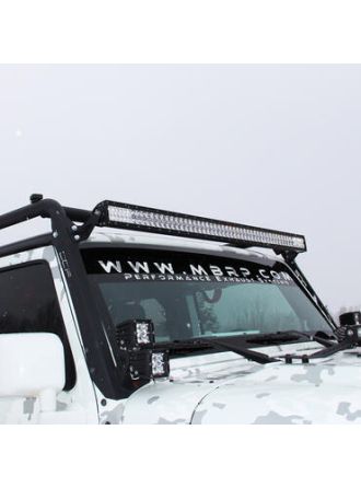 MBRP 50" Formed Windshield Single Light Kit.