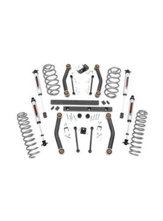 Rough Country 4 Inch Lift Kit - V2 - Jeep Wrangler TJ 4WD (2003-2006)