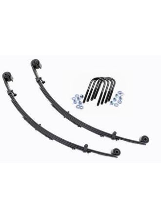 Rough Country Front Leaf Springs - 4" Lift - Pair - Ford Excursion (00-05)/Super Duty (99-04)