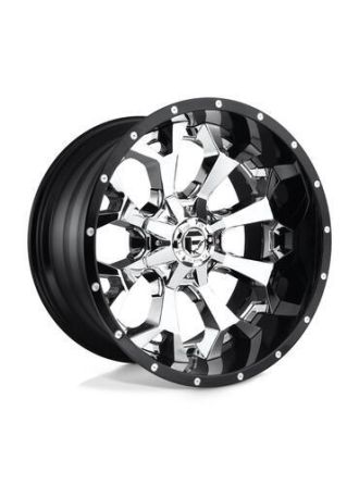 Fuel D246 ASSAULT - Chrome Plated Gloss Black Lip (8X165.1)