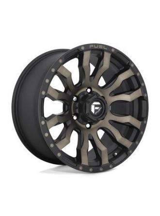Fuel D674 BLITZ - Matte Black Double Dark Tint (5X127)