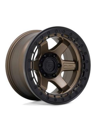 Fuel D124 BLOCK BEADLOCK - Matte Bronze With Matte Black Ring (6X139.7)