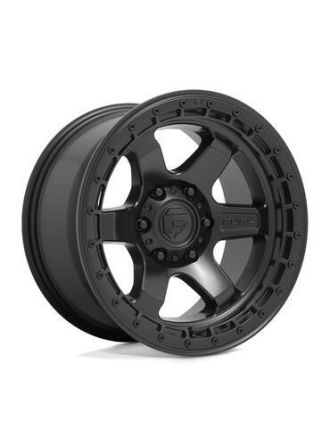 Fuel D750 BLOCK - Matte Black With Black Ring (6X139.7)