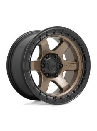 Fuel D751 BLOCK - Matte Bronze With Black Ring (6X139.7)
