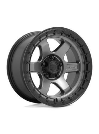 Fuel D752 BLOCK - Matte Gunmetal With Black Ring (6X139.7)