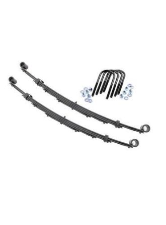 Rough Country Front Leaf Springs - 4" Lift - Pair - GMC Half-Ton Suburban 4WD (1969-1972)