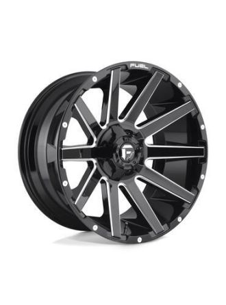 Fuel D615 CONTRA - Gloss Black Milled (5X127/5X139.7)