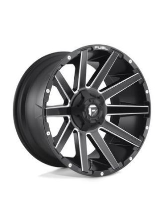 Fuel D616 CONTRA - Matte Black Milled (5X114.3/5X127)