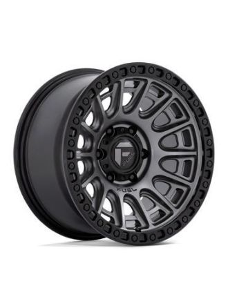Fuel D835 CYCLE - Matte Gunmetal With Black Ring (6X139.7)