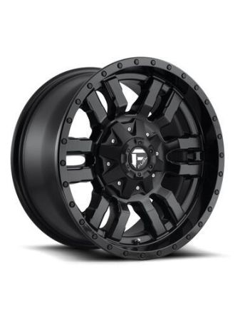 Fuel D596 SLEDGE - Matte Black Gloss Black Lip (6X135/6X139.7)