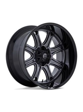 Fuel DARKSTAR - Matte Gunmetal With Black Lip (6X135/6X139.7)