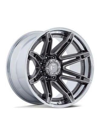 Fuel FC401 BRAWL - Platinum With Chrome Lip (6X135)