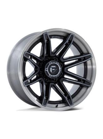 Fuel FC401 BRAWL - Gloss Black With Brushed Gray Tint Face & Lip (6X135)