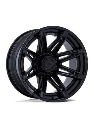 Fuel FC401 BRAWL - Matte Black With Gloss Black Lip (6X135)