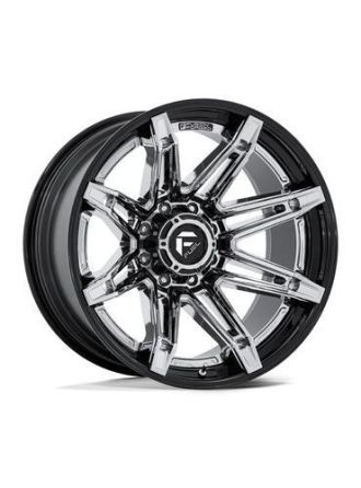 Fuel FC401 BRAWL - Chrome With Gloss Black Lip (6X135)