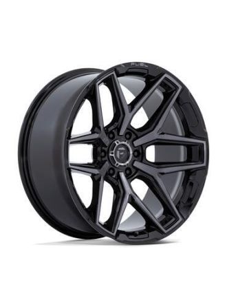 Fuel FLUX - Gloss Black Brushed Face With Gray Tint (6X135)
