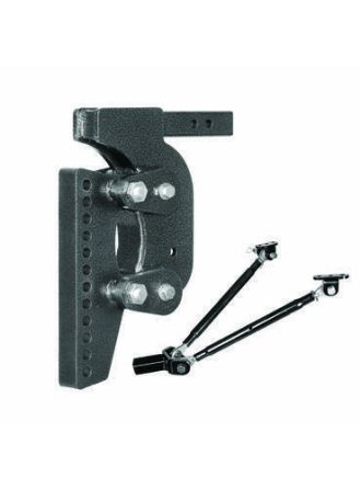 GEN-Y Hitch The BOSS TORSION-FLEX 2.5" Weight Distribution Shank 17.5" Drop 2.4K TW 21K Hitch & GH-0101 Stabilizer Kit