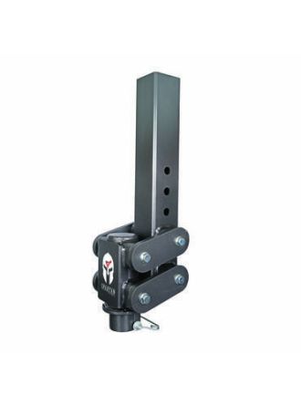 GEN-Y Hitch SPARTAN TORSION-FLEX Manual Latch 5" Offset 4.5" Square Tube Gooseneck 2 5/16" Coupler Standard Height 3.5K TW 25K Towing
