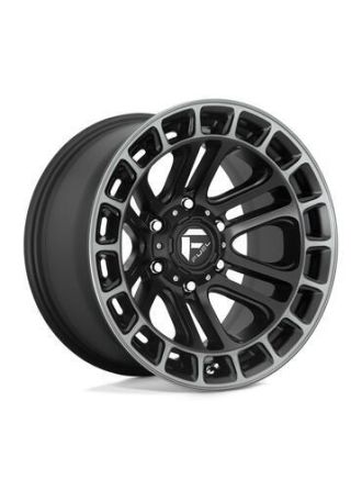 Fuel D720 HEATER - Matte Black Double Dark Tint Machined (6X135)