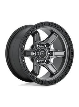 Fuel D698 KICKER - Matte Gun Metal Black Bead Ring (6X139.7)