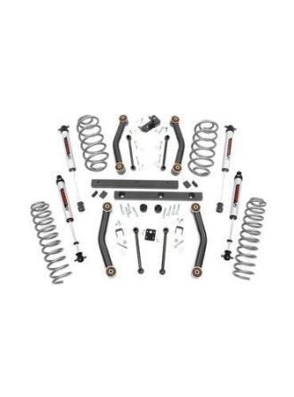 Rough Country 4 Inch Lift Kit - V2 - Jeep Wrangler TJ 4WD (1997-2002)