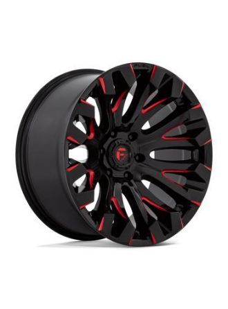 Fuel D829 QUAKE - Gloss Black Milled Red Tint (6X139.7)