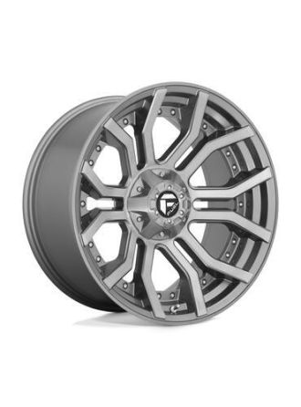 Fuel D713 RAGE PLATINUM - Brushed Gun Metal Tinted Clear (6X135/6X139.7)