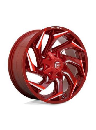 Fuel D754 REACTION - Candy Red Milled (8X180)