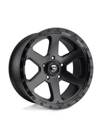 Fuel D589 RIPPER - Matte Black Gloss Black Lip (6X139.7)