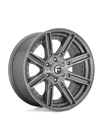 Fuel D710 ROGUE PLATINUM - Brushed Gun Metal Tinted Clear (6X139.7)