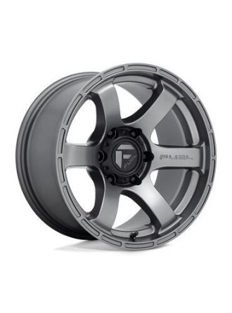 Fuel D767 RUSH - Matte Gun Metal (5X127)