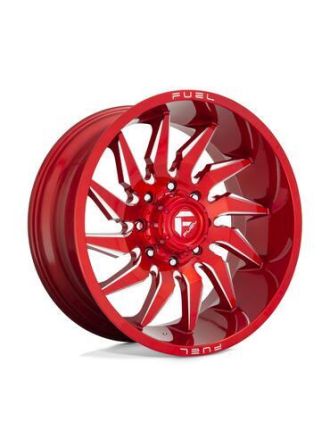 Fuel D745 SABER - Candy Red Milled (6X135)