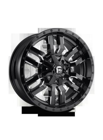 Fuel D595 SLEDGE - Gloss Black Milled (5X127/5X139.7)