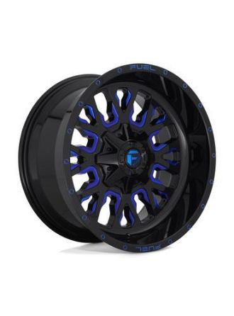 Fuel D645 STROKE - Gloss Black Blue Tinted Clear (5X114.3/5X127)