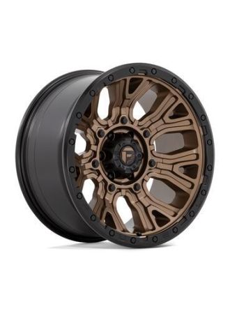 Fuel D826 TRACTION - Matte Bronze With Black Ring (6X135)
