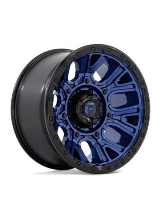 Fuel D827 TRACTION - Dark Blue With Black Ring (8X170)