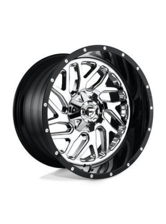 Fuel D211 TRITON - Chrome Plated Gloss Black Lip (8X170)